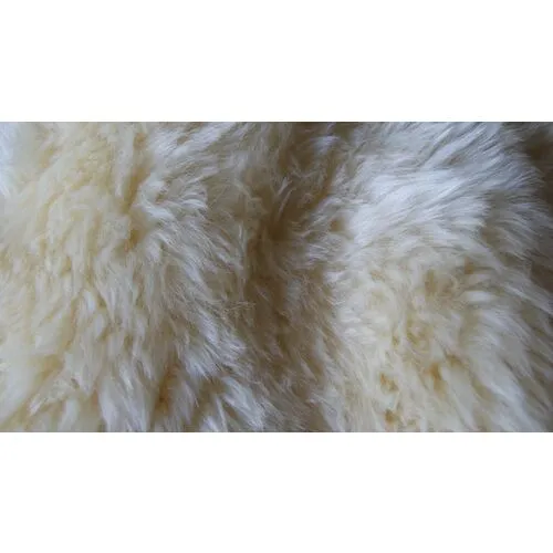 2'x3' Wellington Sheepskin Rug - Ivory - natural - Ivory