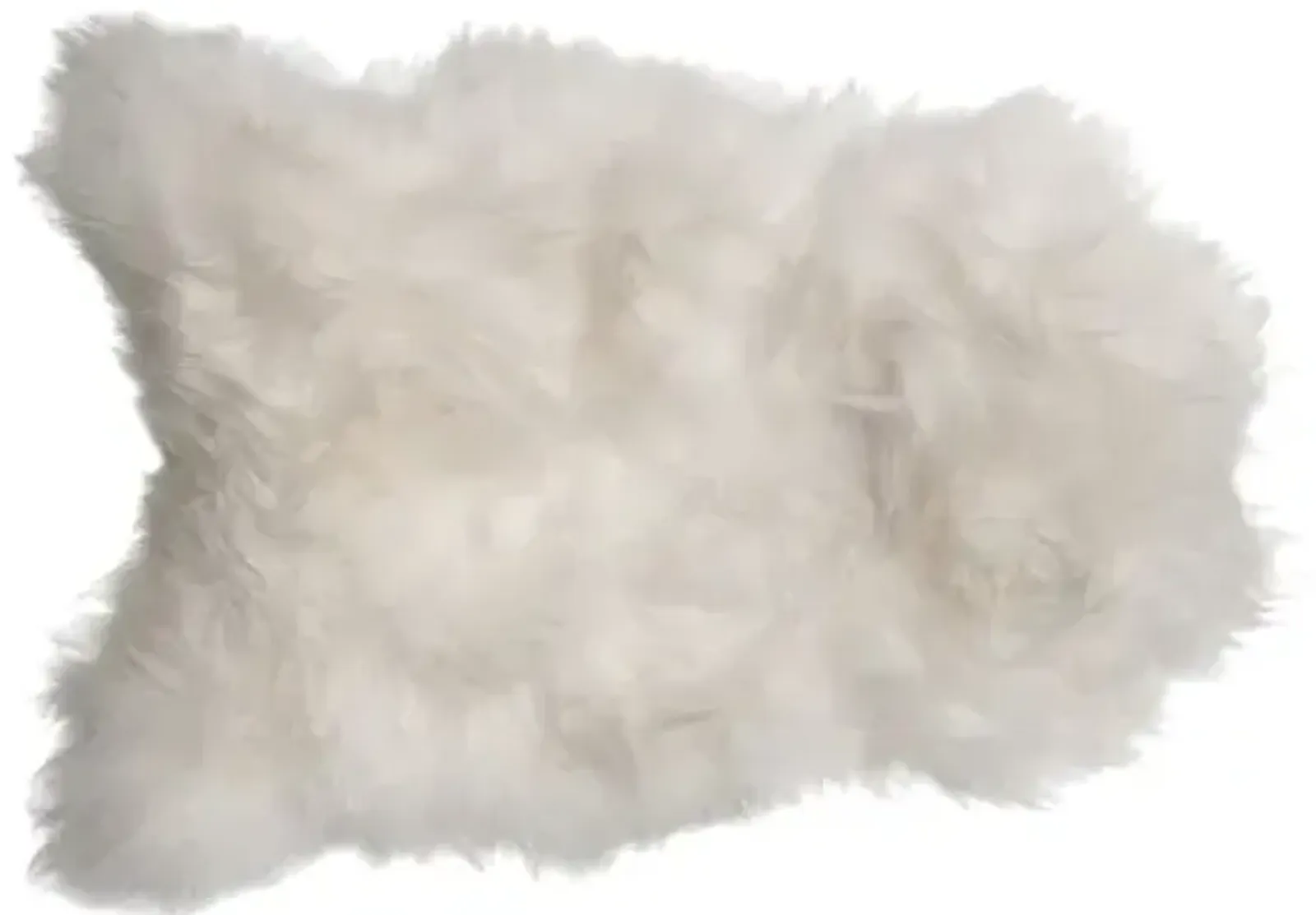 2'x3' Icelandic Sheepskin Rug - Natural - White - White