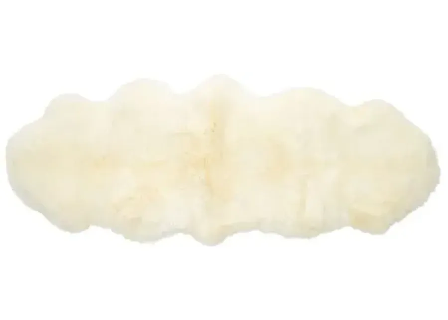 Sheepskin Rug - Ivory - natural - Ivory