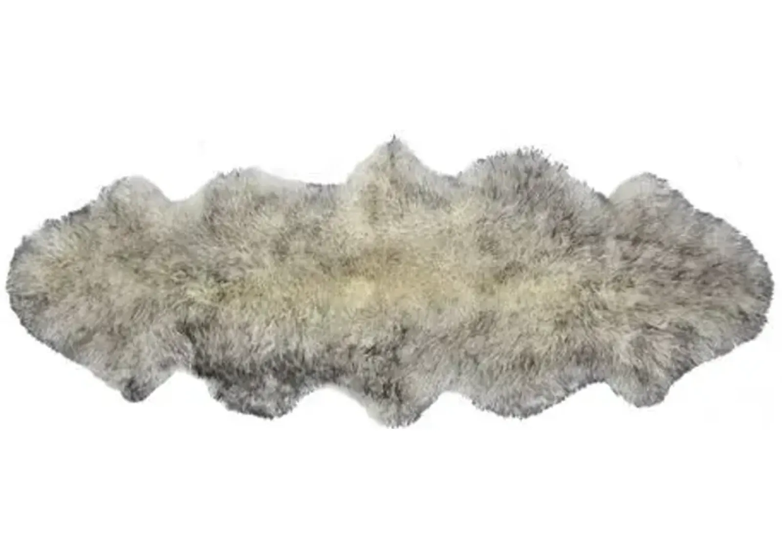 Sheepskin Rug - Gradient Gray - natural - Gray