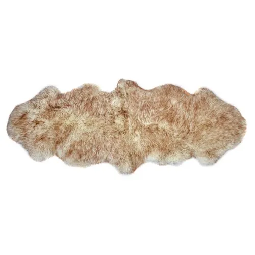 Sheepskin Rug - Gradient Chocolate - natural - Beige - Beige