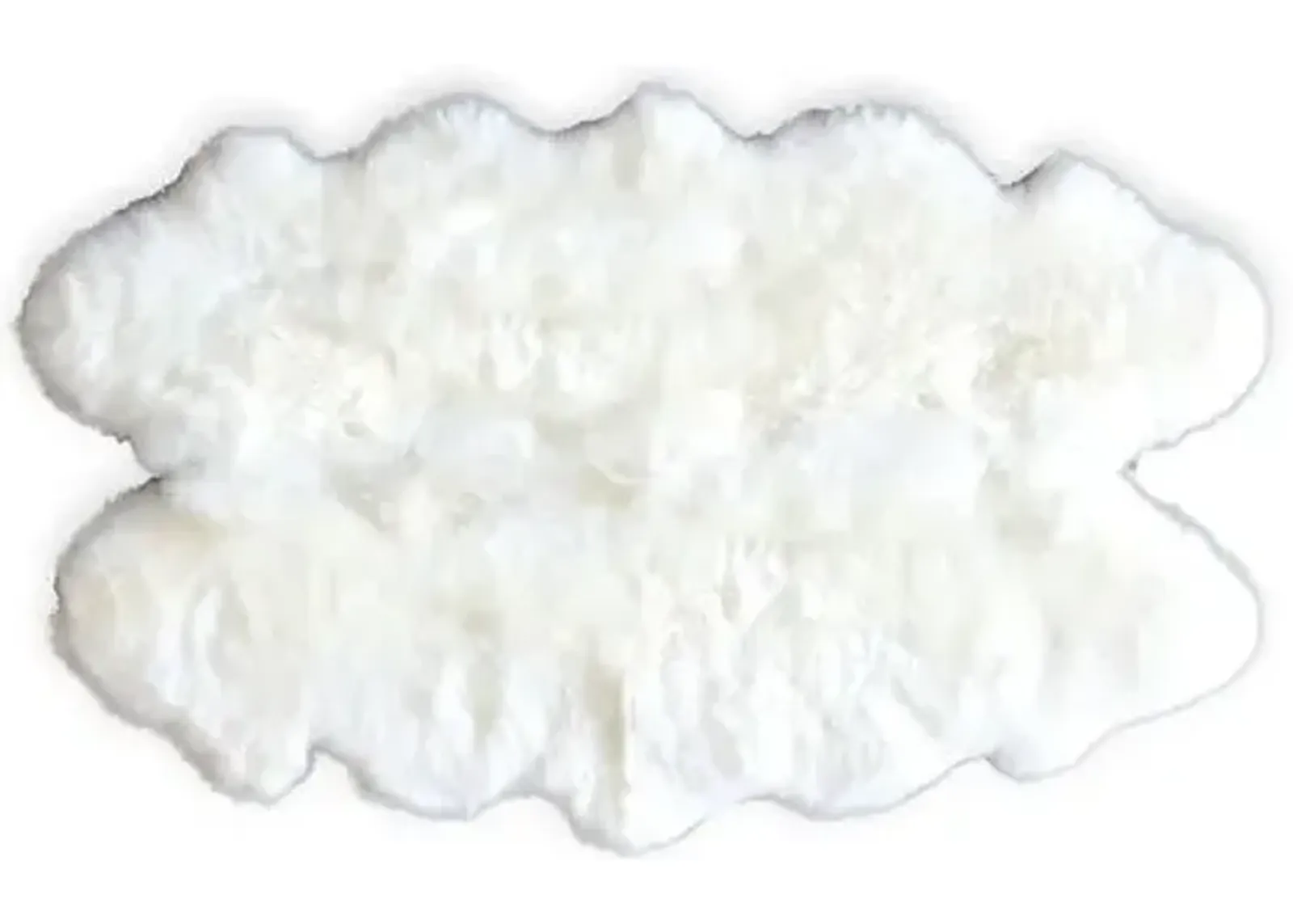 4'x6' Wellington Sheepskin - Ivory - natural