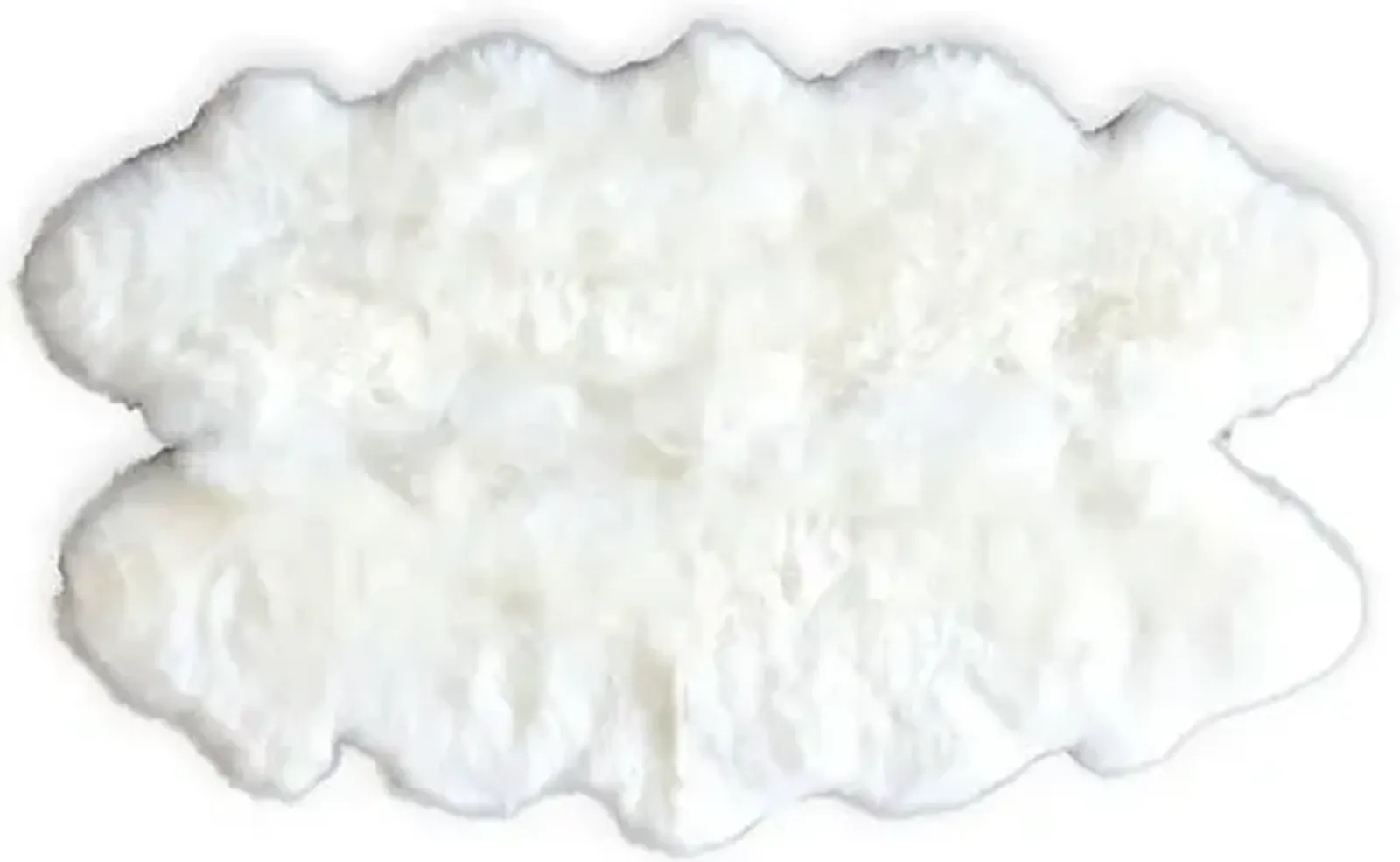 4'x6' Wellington Sheepskin - Ivory - natural