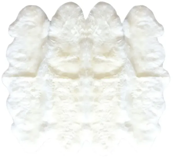 Sheepskin Rug - Ivory - natural - Ivory
