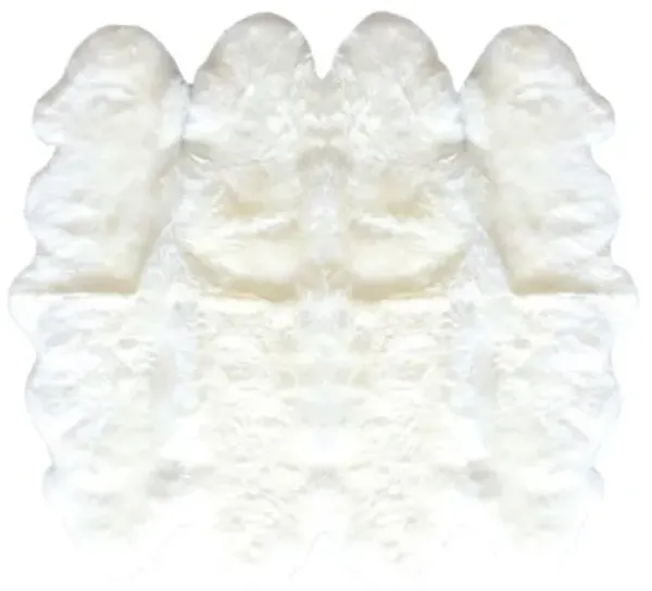 Sheepskin Rug - Ivory - natural - Ivory