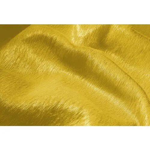 6'x7' Daisy Hide - Yellow - natural