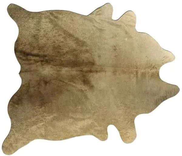 6'x7' Geneva Hide - Taupe - natural - Beige