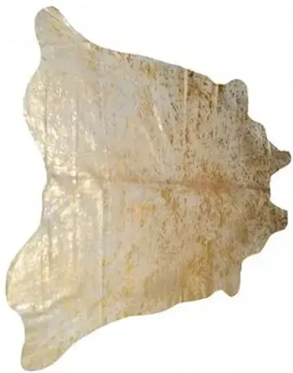 Zephyr Hide - Natural/Gold