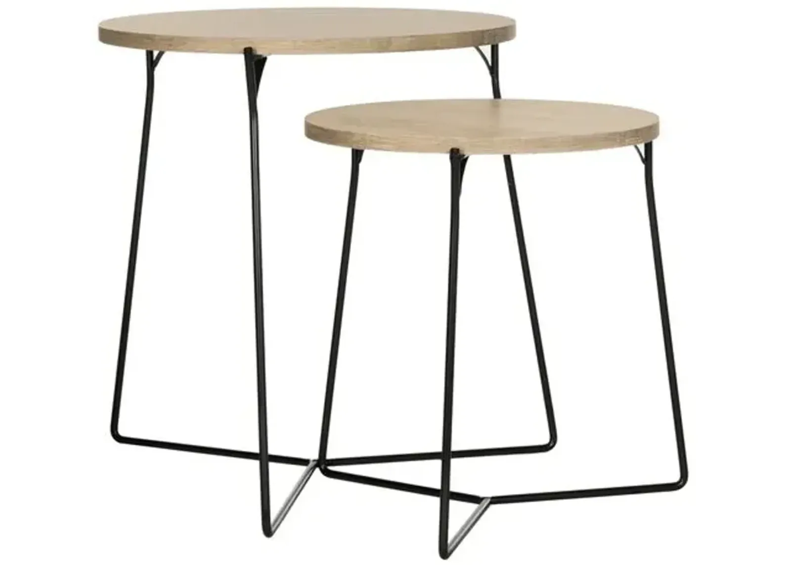 Etten Nesting Side Tables - Natural