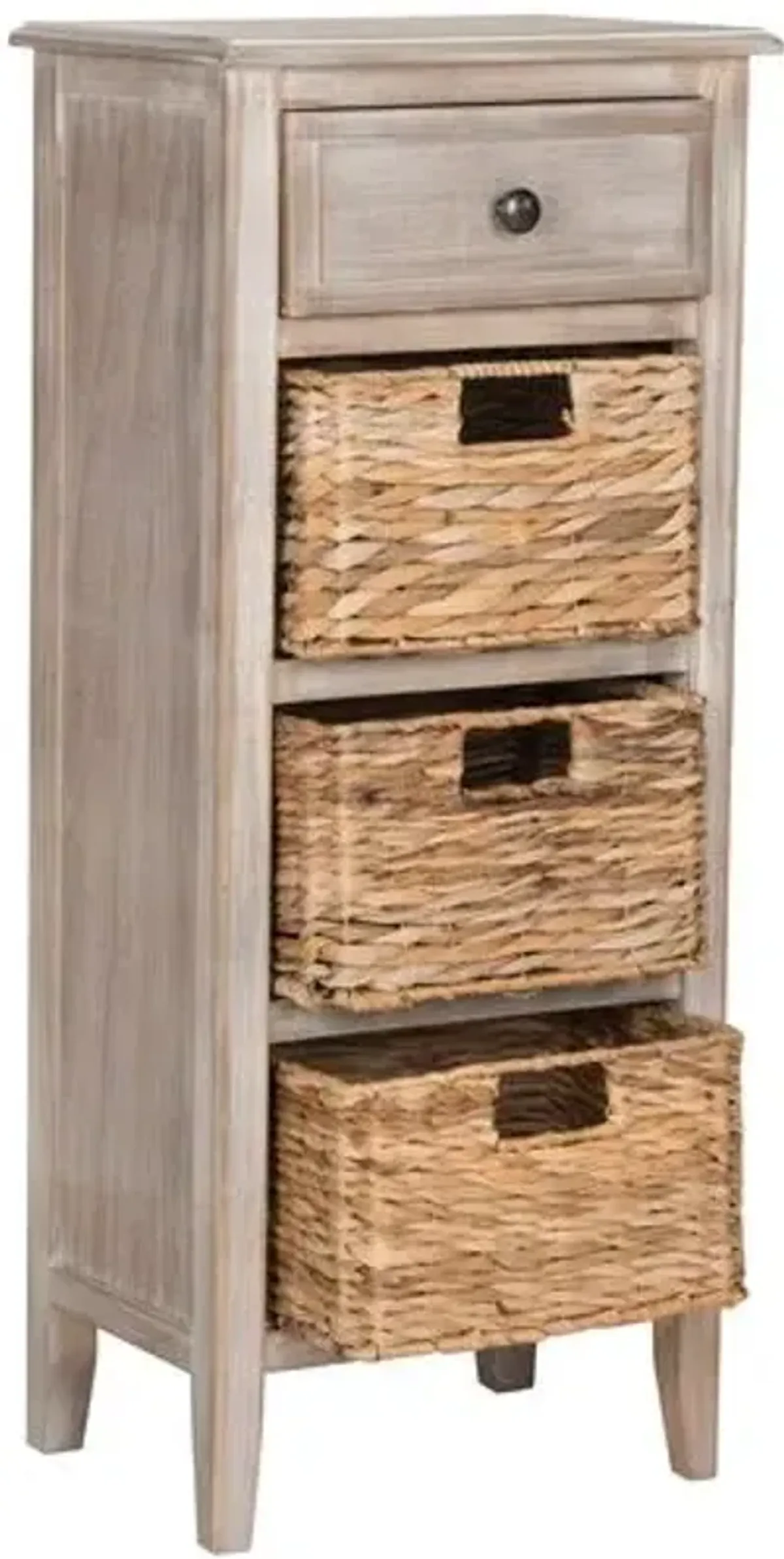 Michaela Side Table - Whitewash
