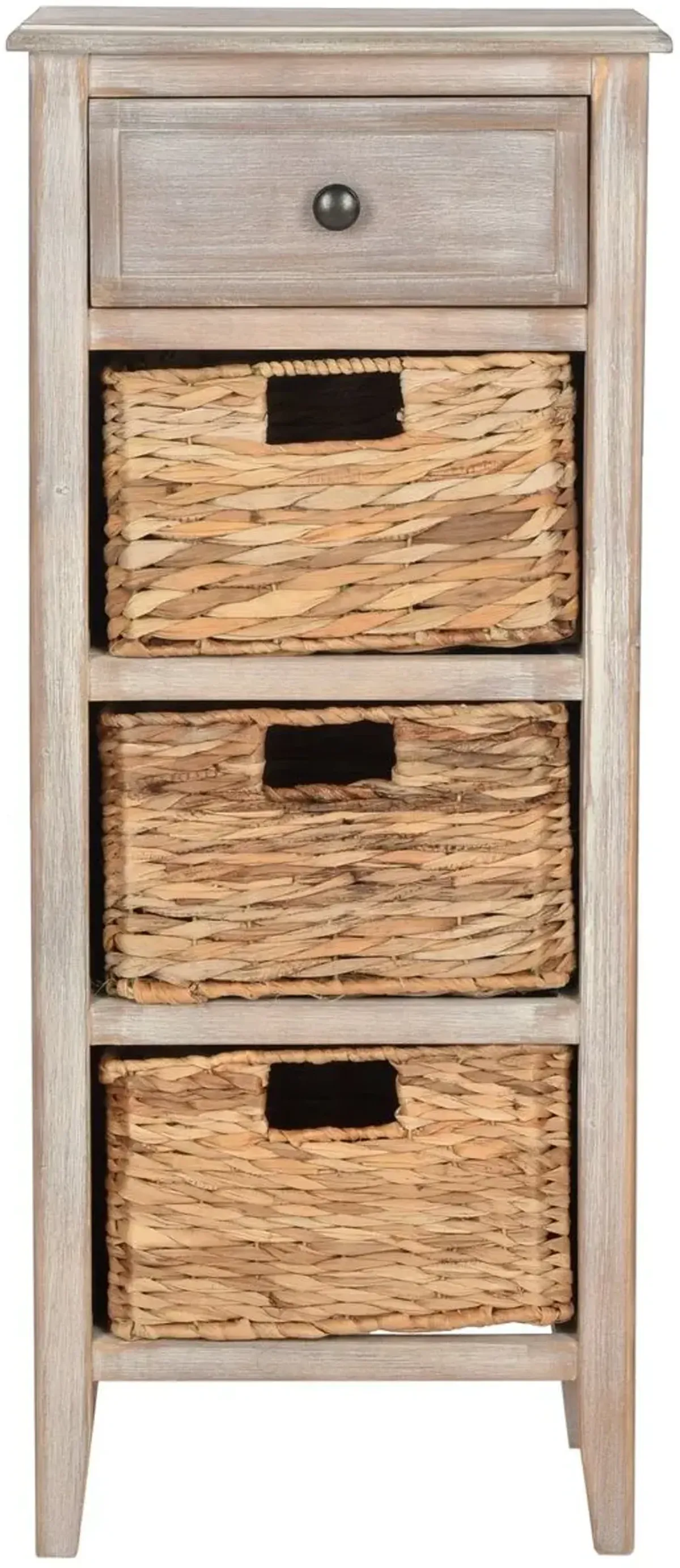 Michaela Side Table, Whitewash