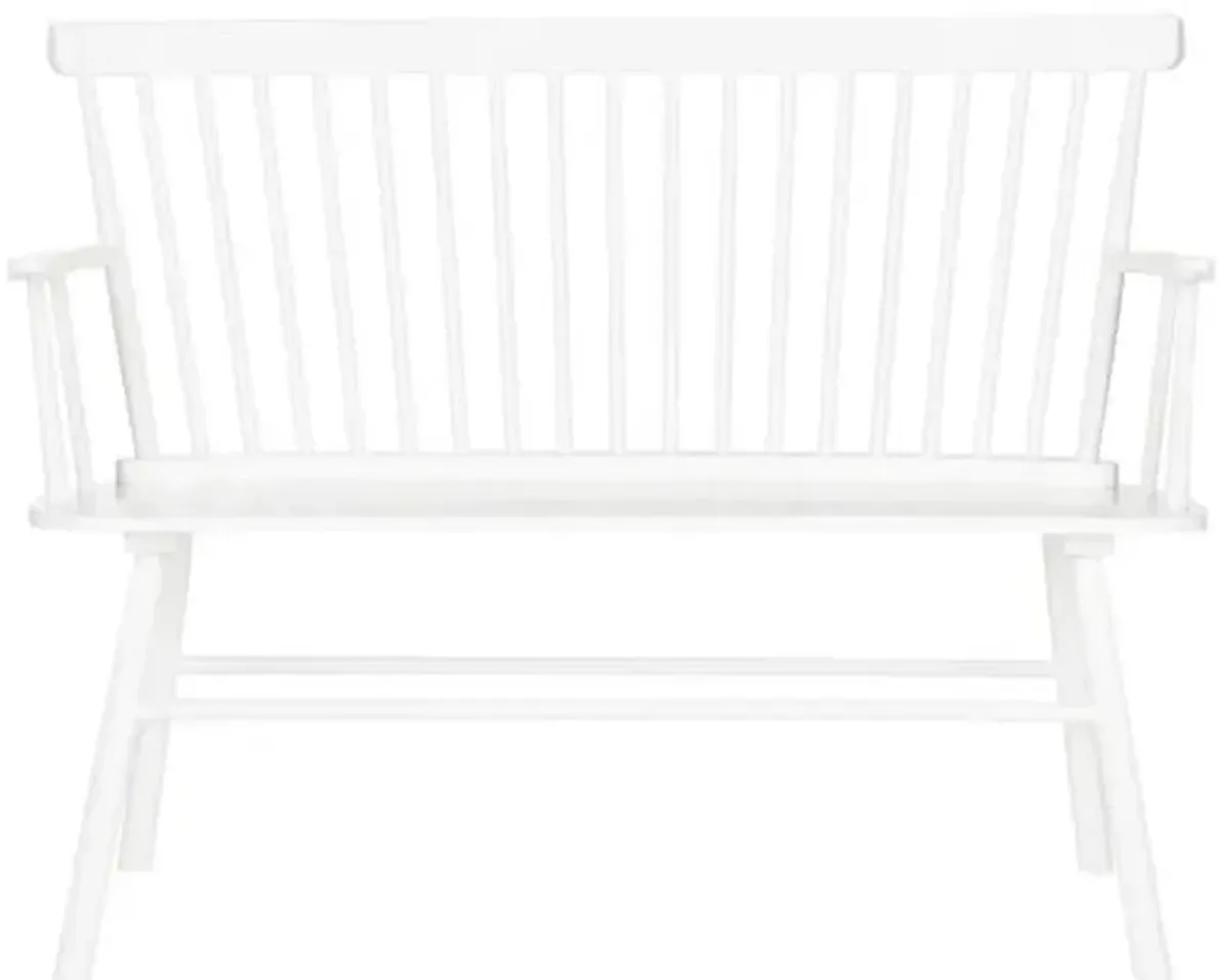 Addison Settee - White