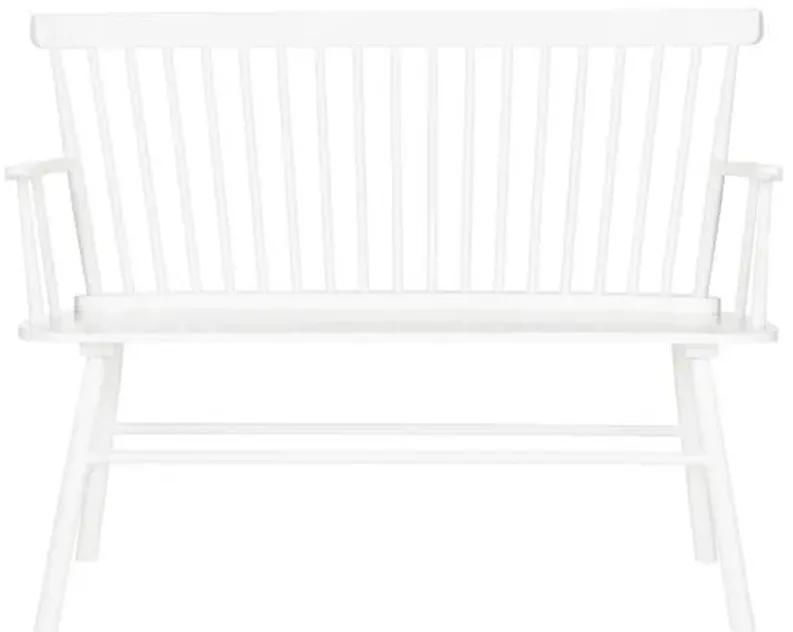 Addison Settee - White