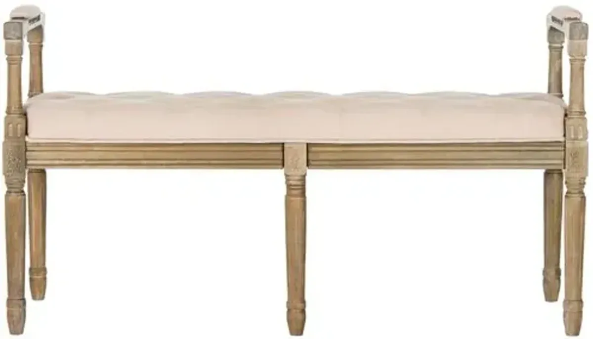 Leilani Bench - Beige Linen