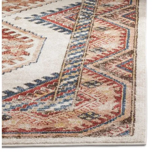 Cedar Rug - Ivory/Rust - Ivory