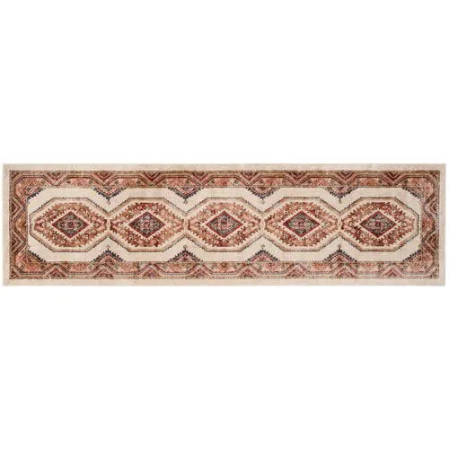 Cedar Rug - Ivory/Rust - Ivory