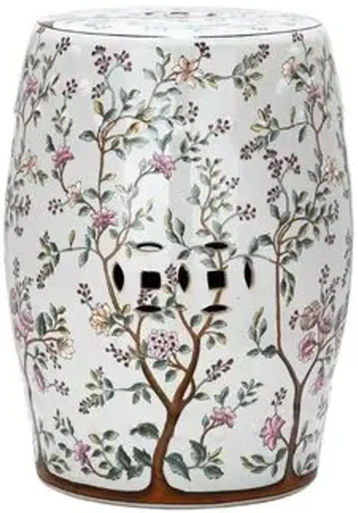 Positano Garden Stool - White