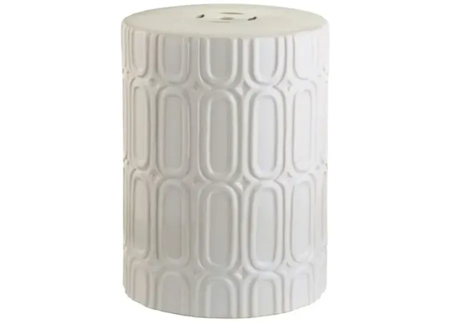 Chester Garden Stool - Cream