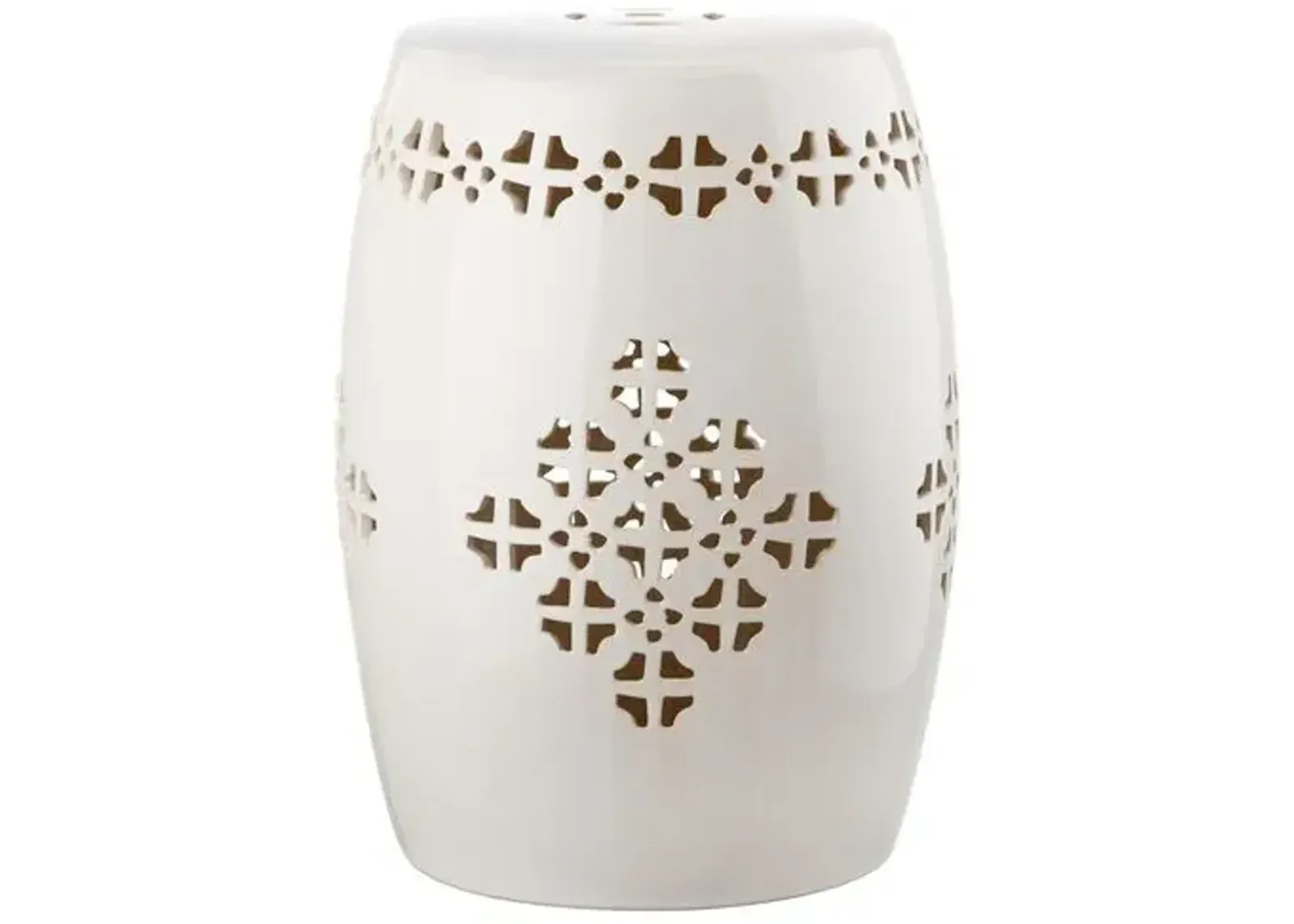 Robin Garden Stool - Cream