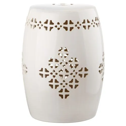 Robin Garden Stool - Cream