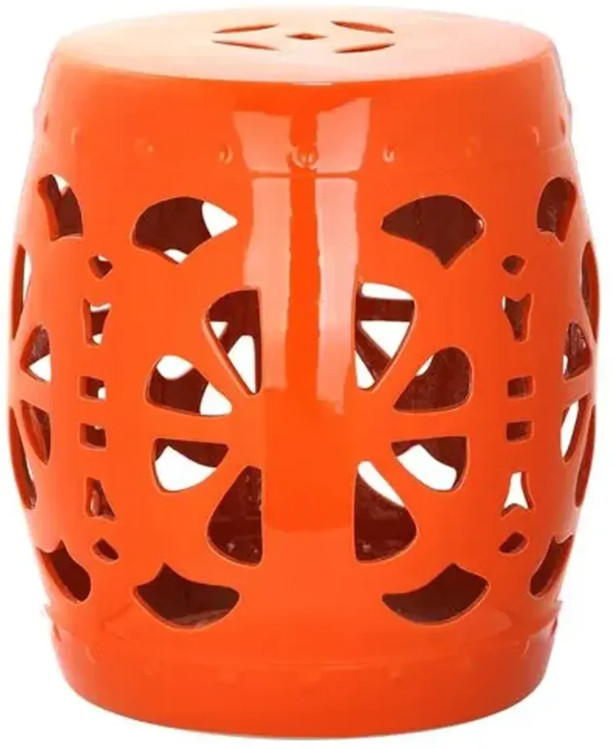 Abigail Garden Stool - Orange