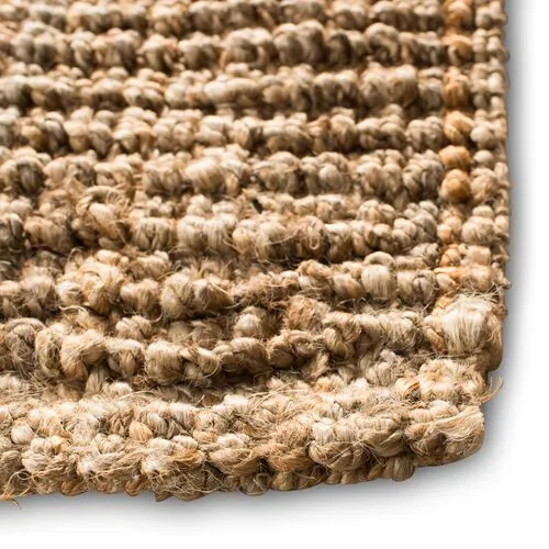 Ale Jute Rug - Natural - Brown - Brown