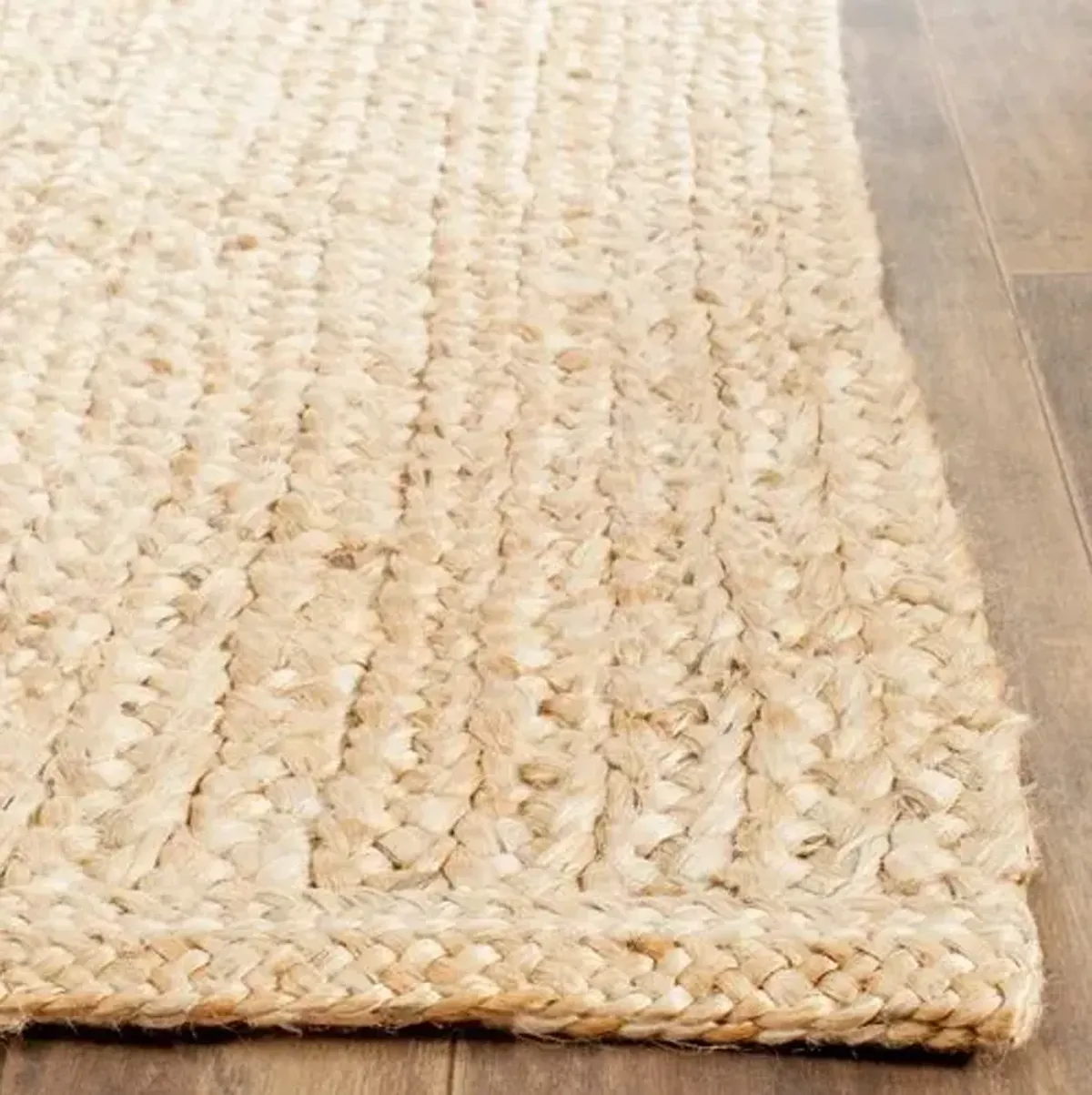 Zelie Dhurrie Jute Rug - Natural - Beige - Beige