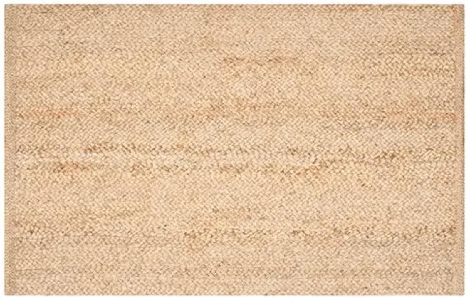 Zelie Dhurrie Jute Rug - Natural - Beige - Beige