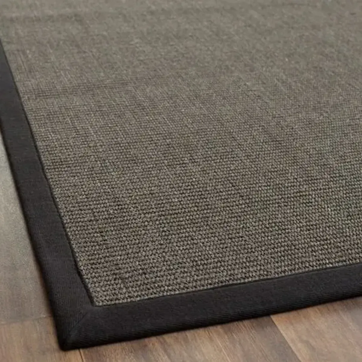 Lily Sisal Rug - Charcoal - Gray - Gray