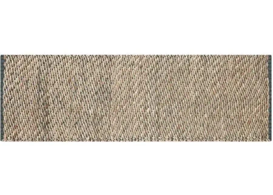 Putnam Jute Rug - Blue/Natural - Blue