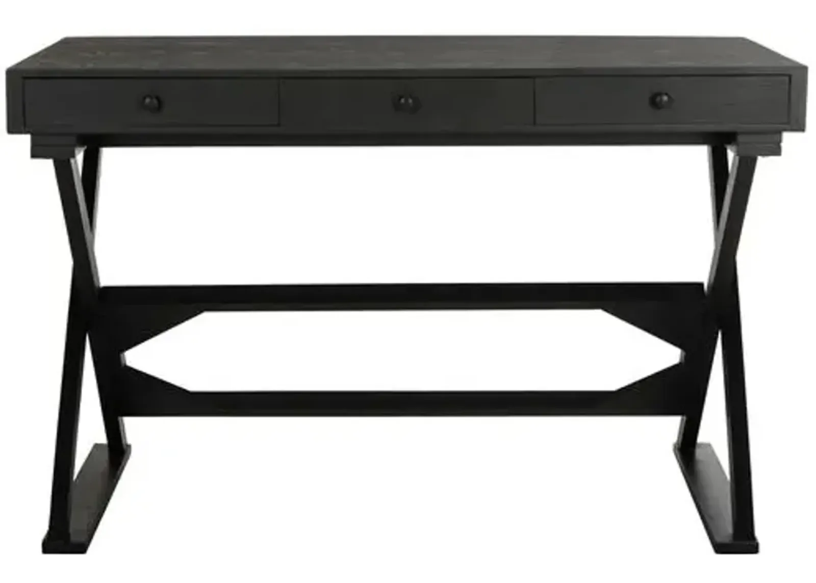 Cadden Desk - Distressed Black