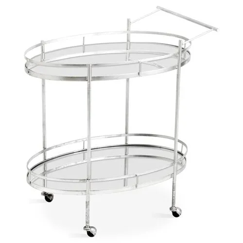 Remy Bar Cart - Silver