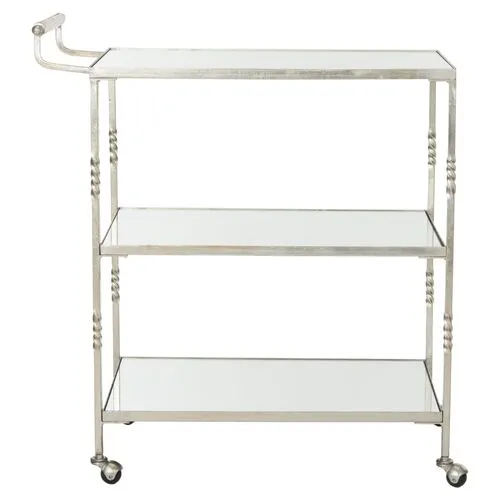 Andrei Bar Cart - Silver