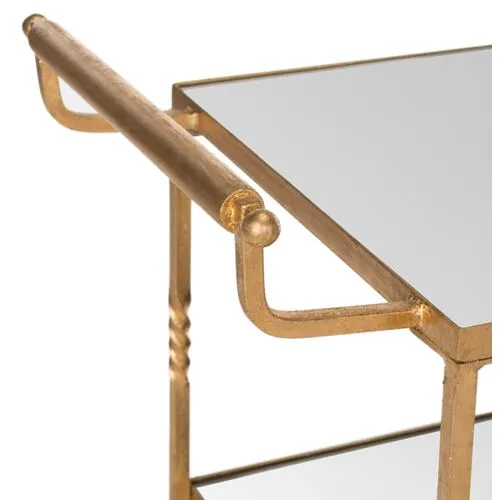 Andrei Bar Cart - Gold