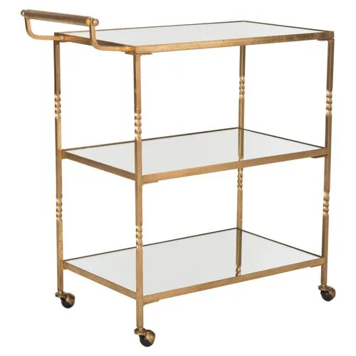 Andrei Bar Cart - Gold