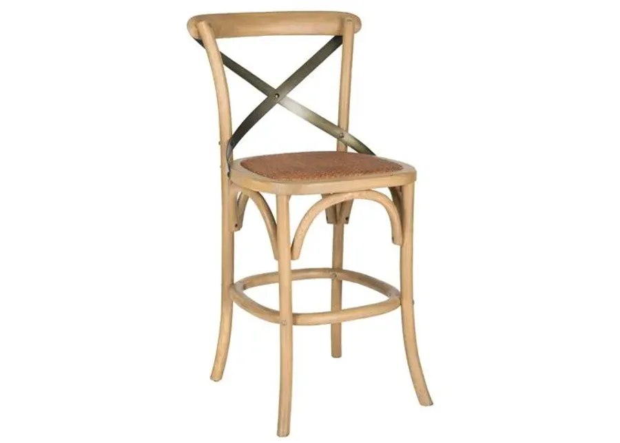 Graham Counter Stool - Natural/Black