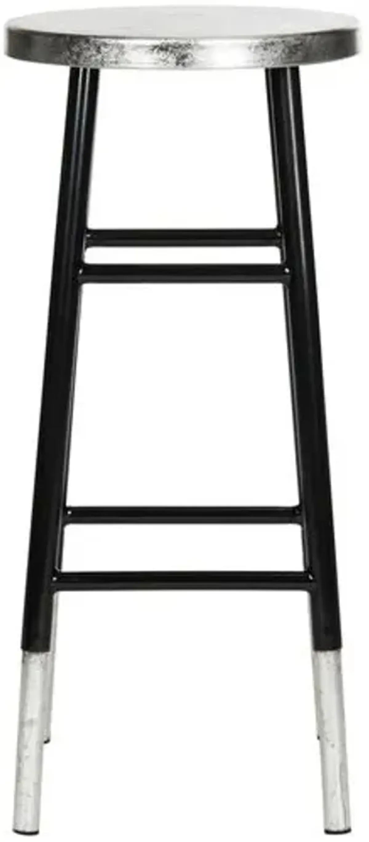 Lacie Barstool - Black - Silver