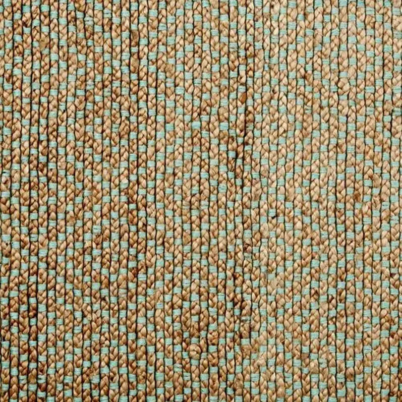 Siena Jute Rug - Natural/Green - Brown - Brown