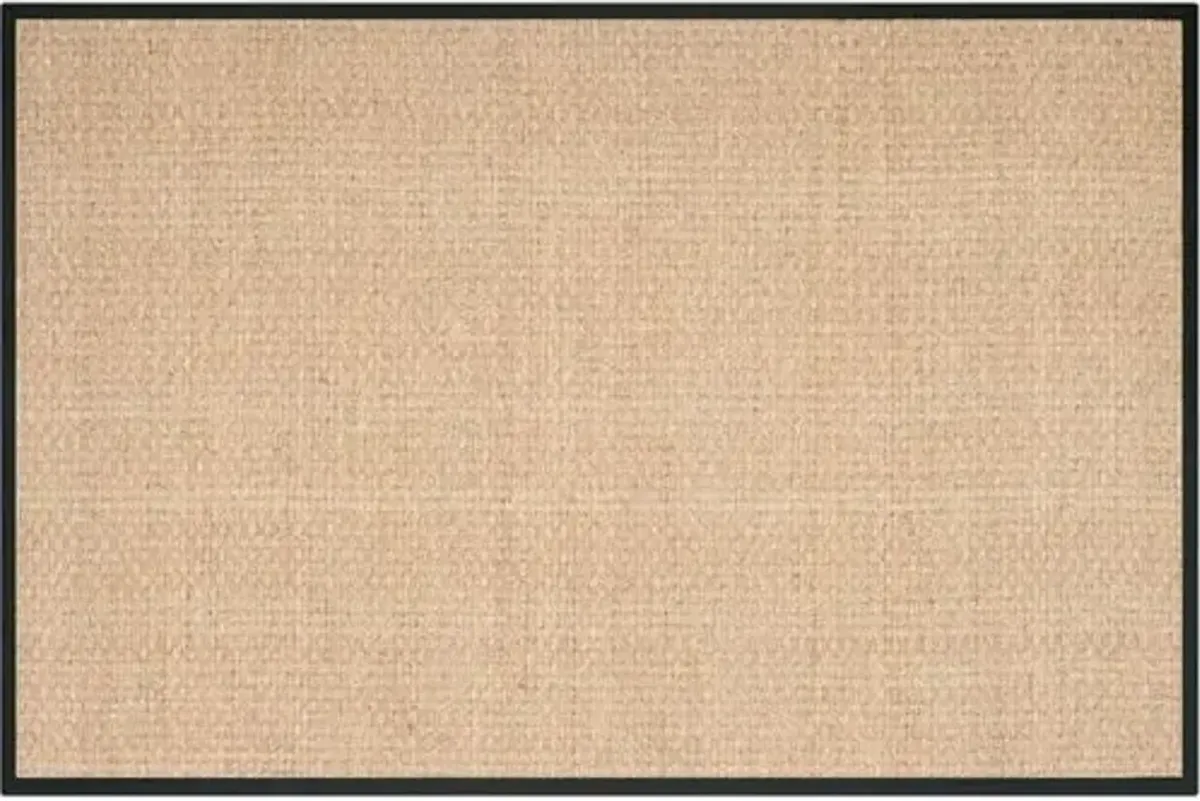 Malcolm Rug - Black - Beige - Beige