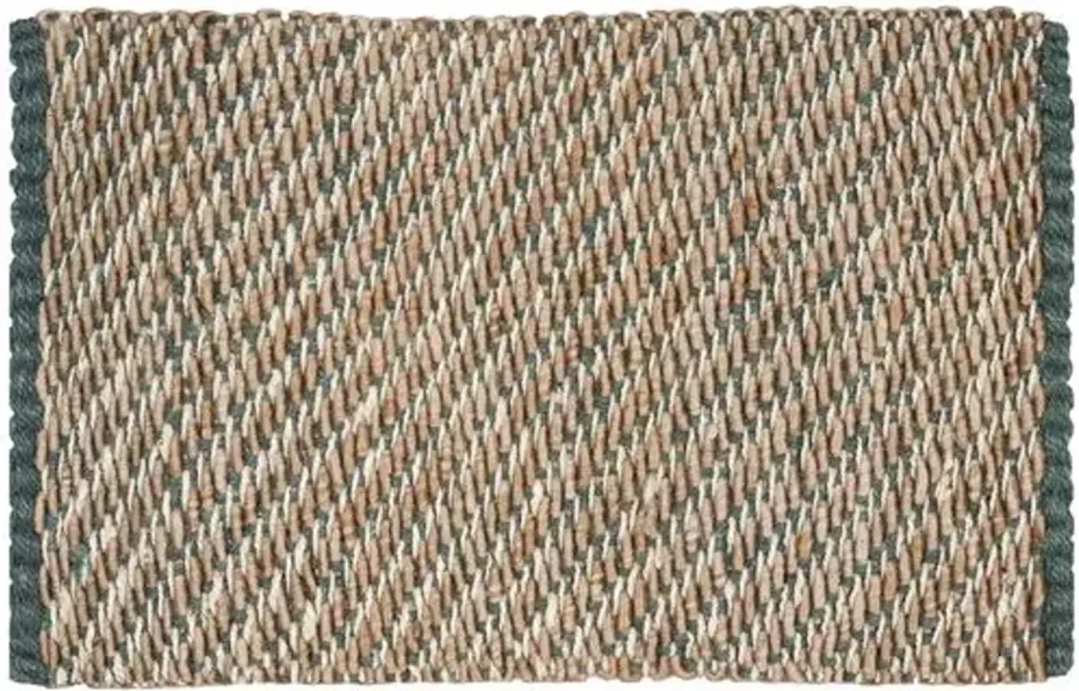 Putnam Jute Rug - Blue/Natural - Blue