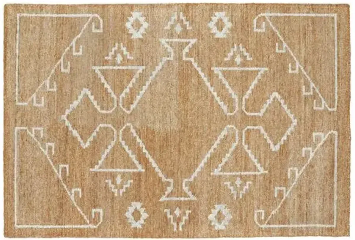 Conner Rug - Copper - Beige - Beige