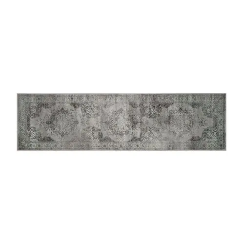 6' Square Medlin Rug - Light Blue - Gray - Gray