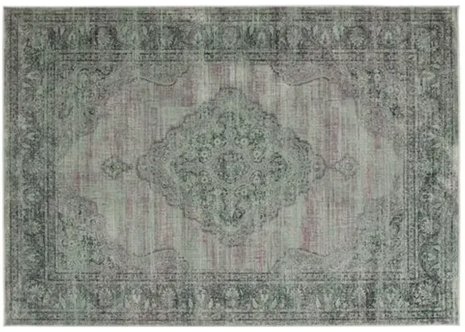 Medlin Rug - Light Blue - Gray - Gray