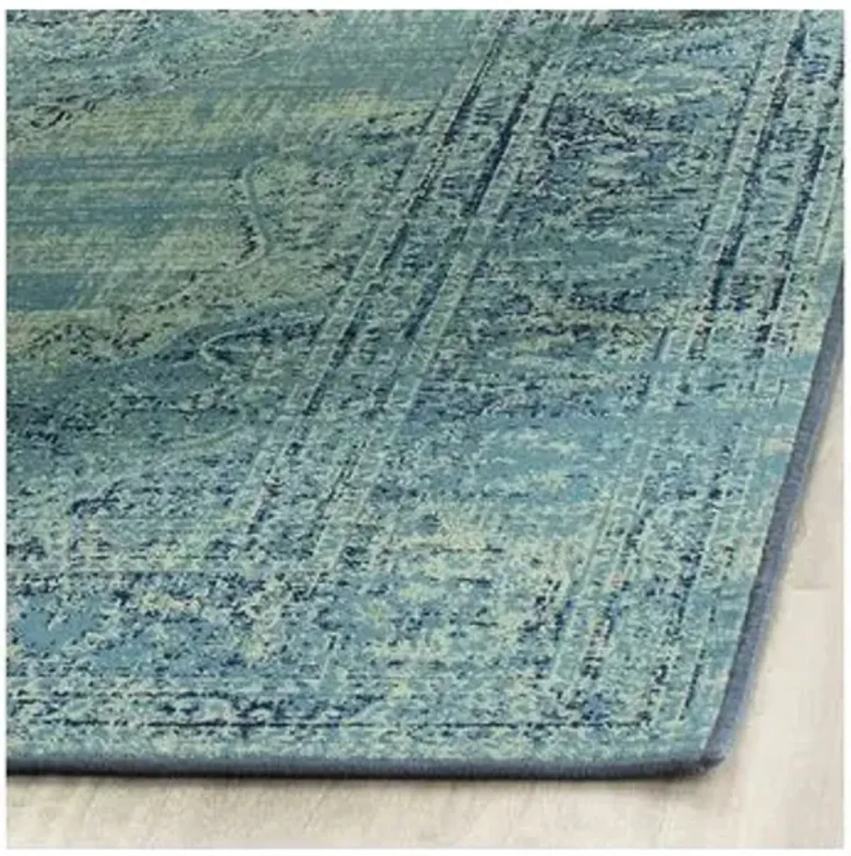 Medlin Rug - Teal - Blue - Blue