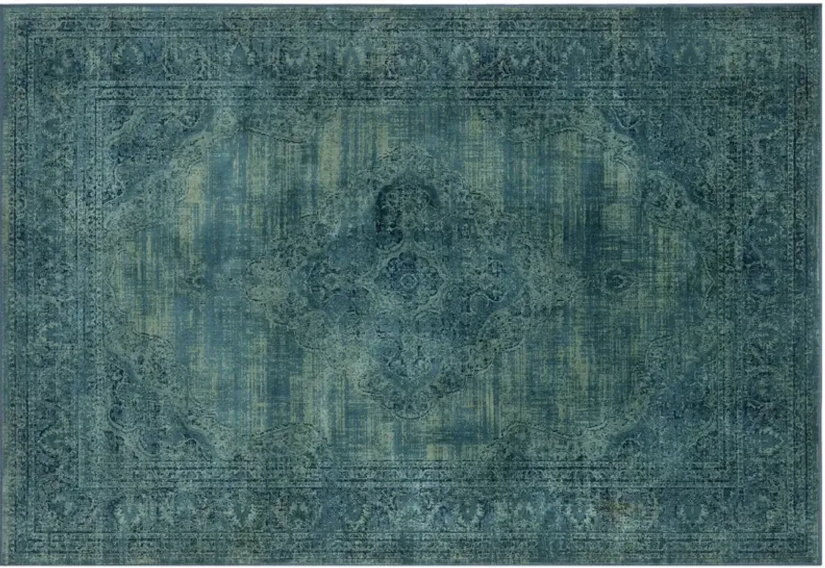 Medlin Rug - Teal - Blue - Blue