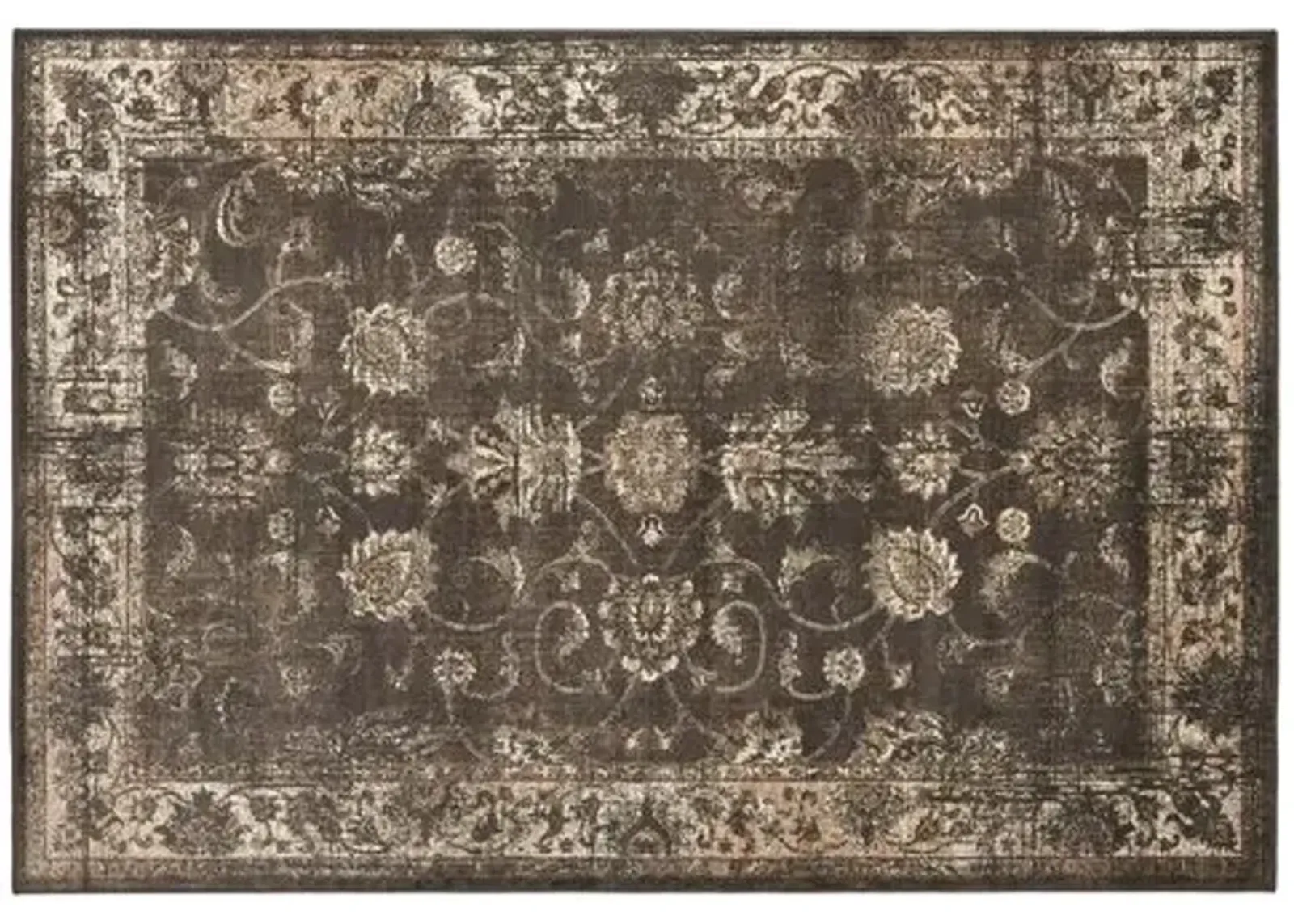 Sasha Rug - Charcoal - Brown - Brown