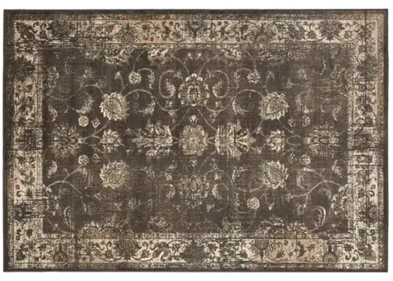 Sasha Rug - Charcoal - Brown - Brown