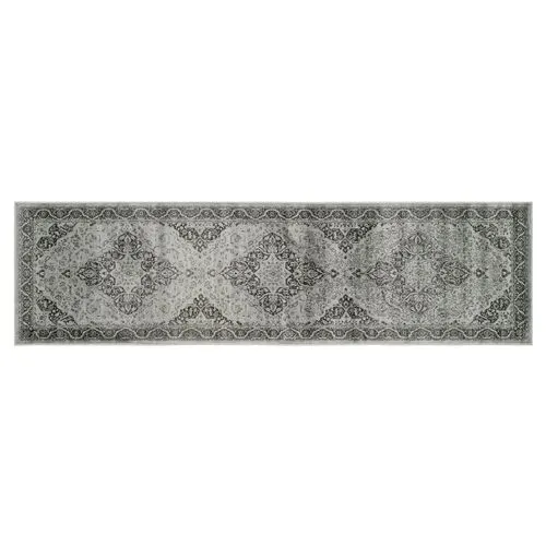 Seba Rug - Blue - Brown - Brown