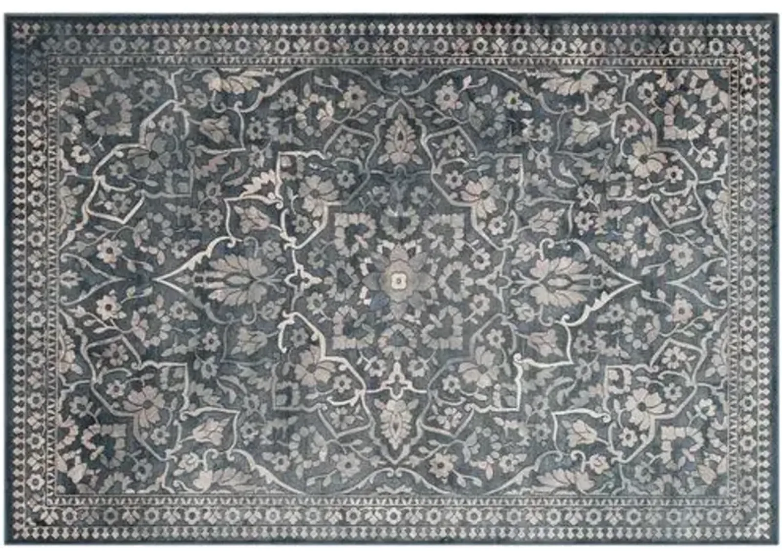 Lina Rug - Blue/Ivory - Blue