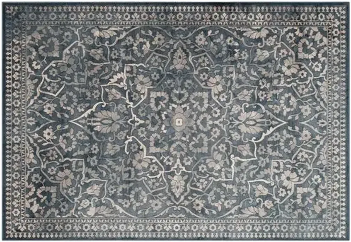 Lina Rug - Blue/Ivory - Blue